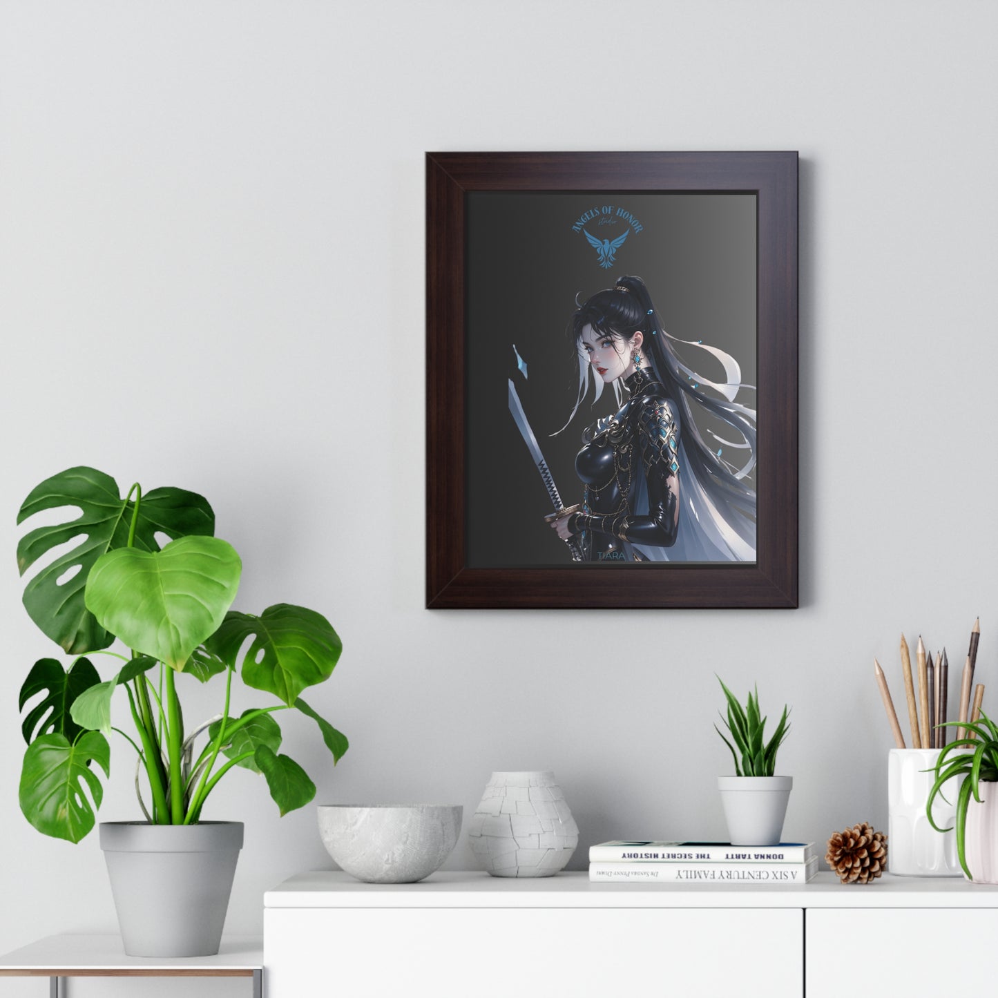 Tiara Good vs Evil Framed Poster