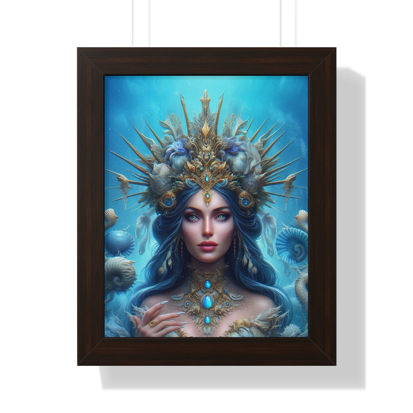Queen of the Deep Framed Poster