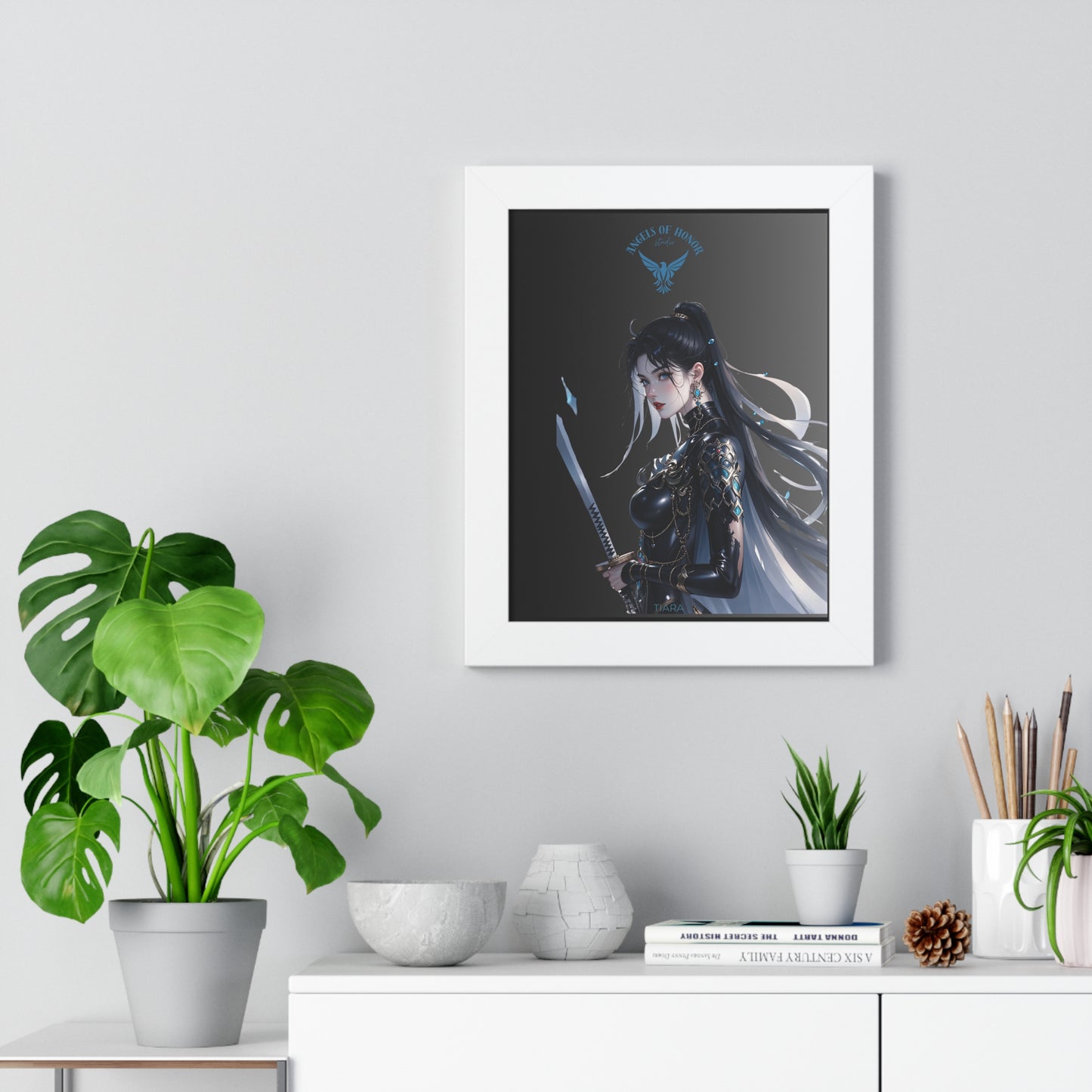 Tiara Good vs Evil Framed Poster