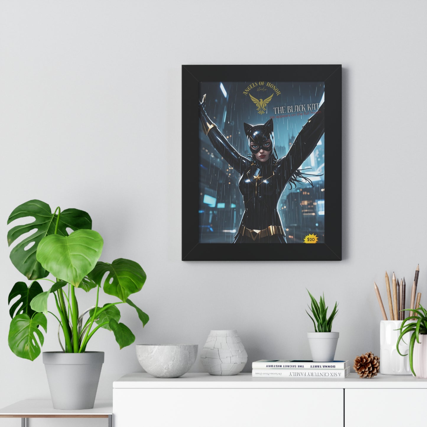 The Black Kat Framed Poster