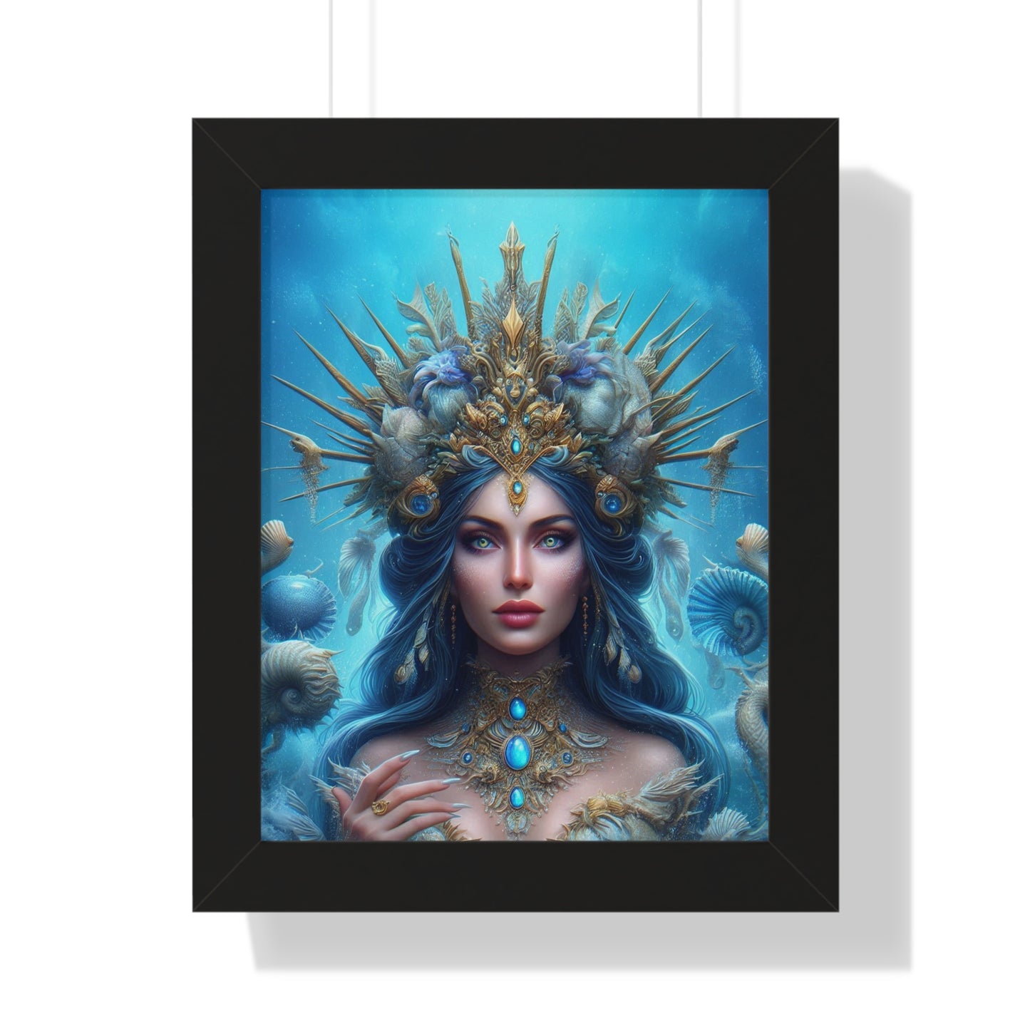 Queen of the Deep Framed Poster