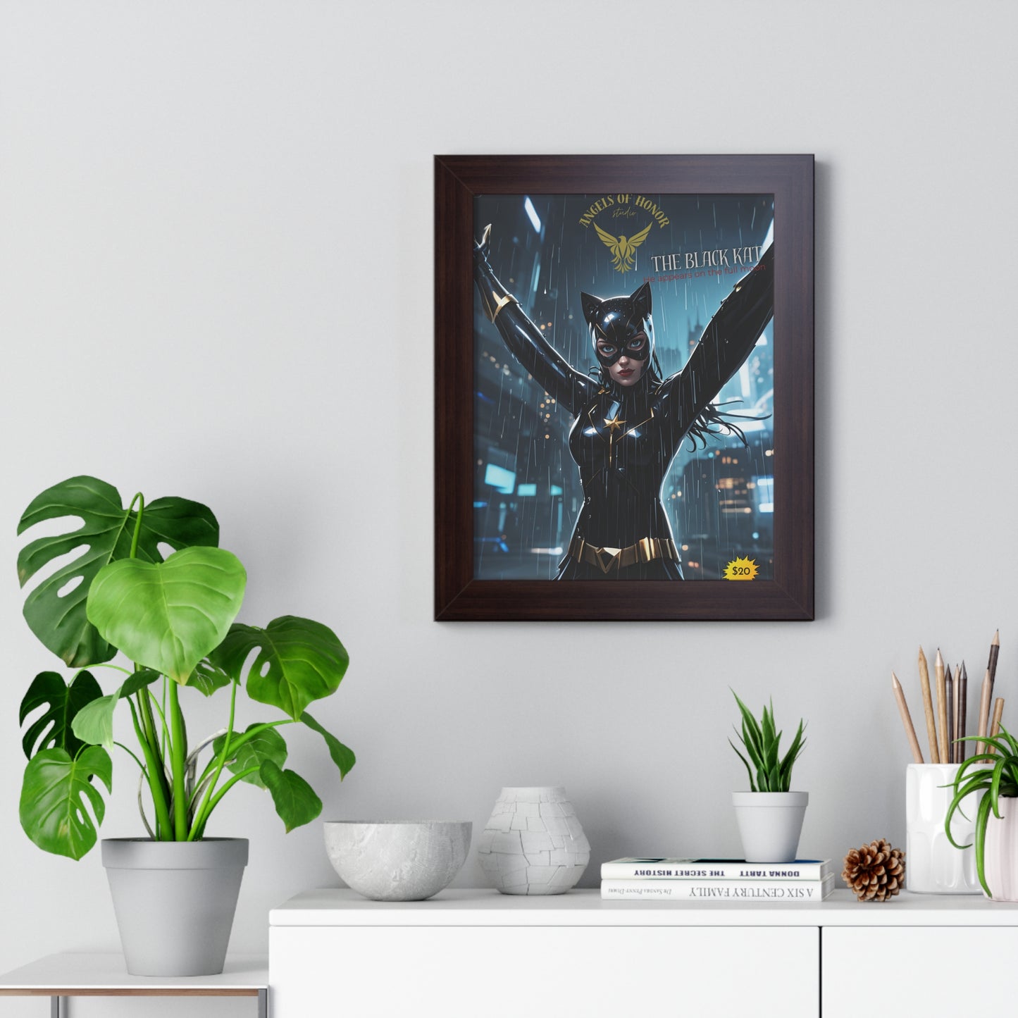 The Black Kat Framed Poster