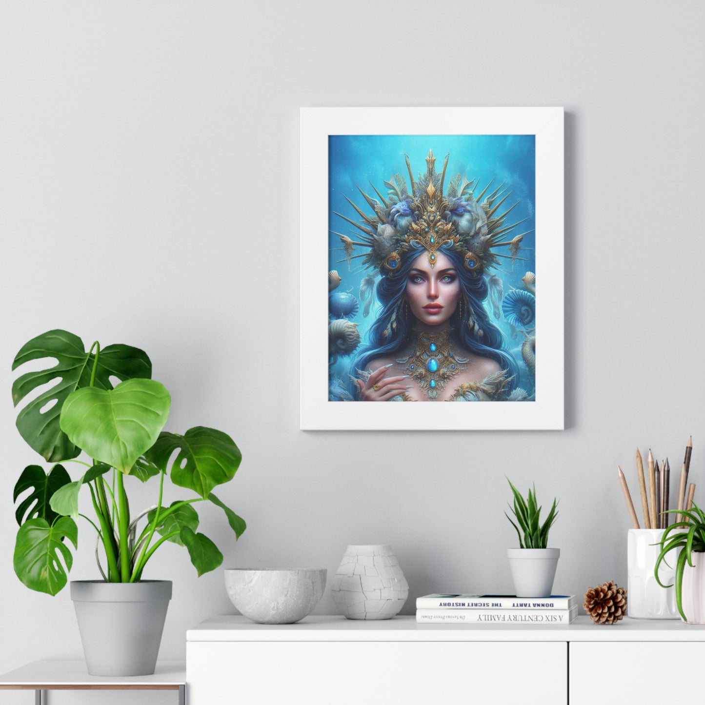 Queen of the Deep Framed Poster