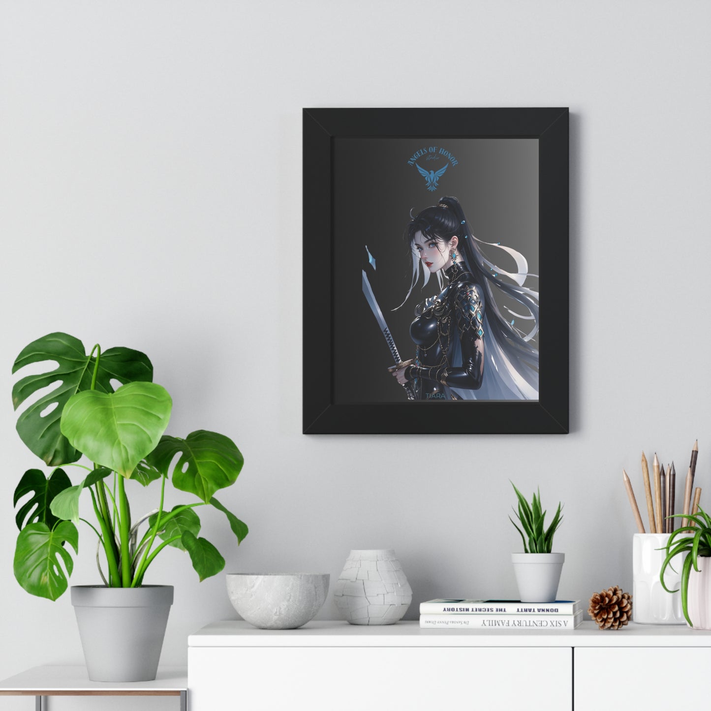 Tiara Good vs Evil Framed Poster