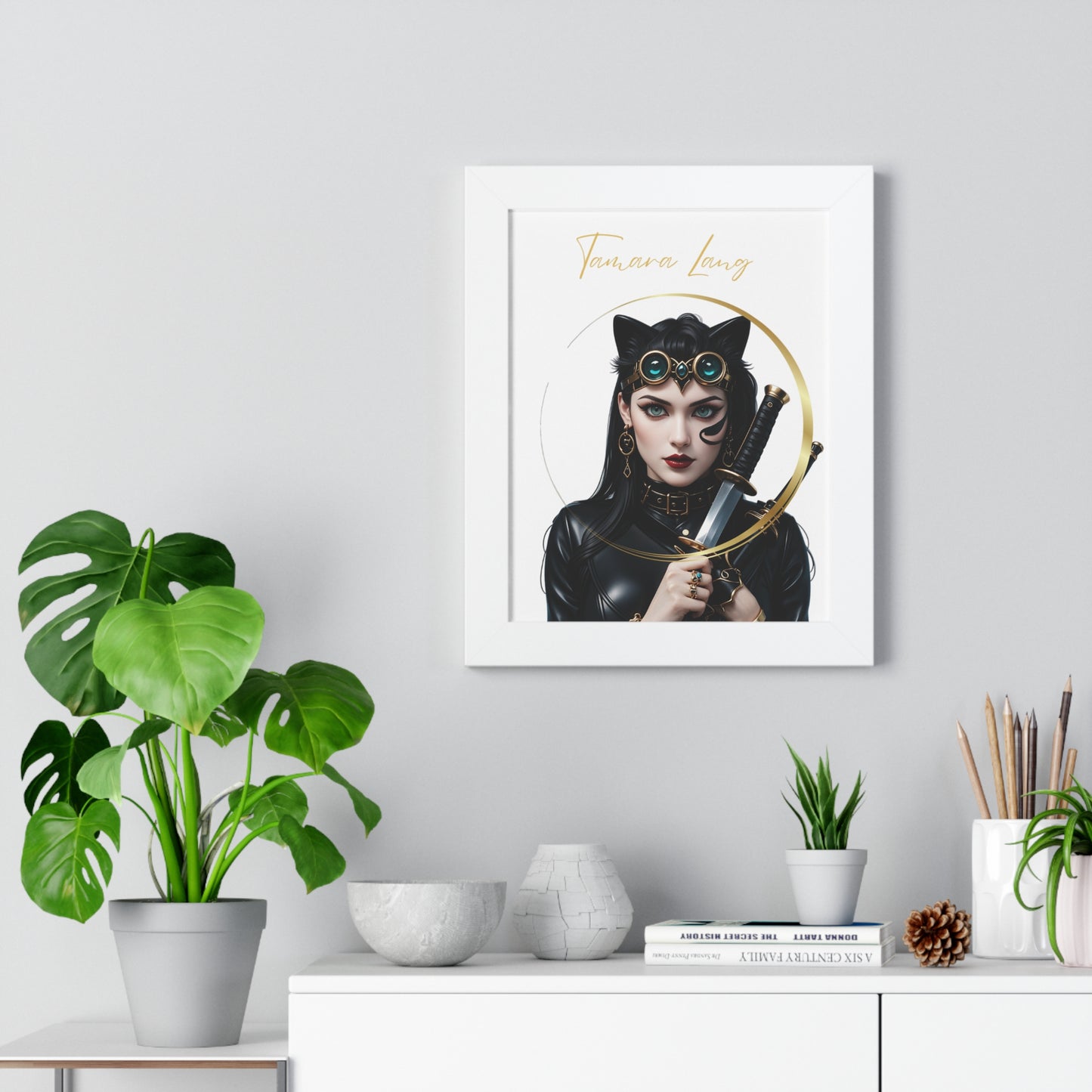 Angels of Honor Tamara Lang Framed Poster