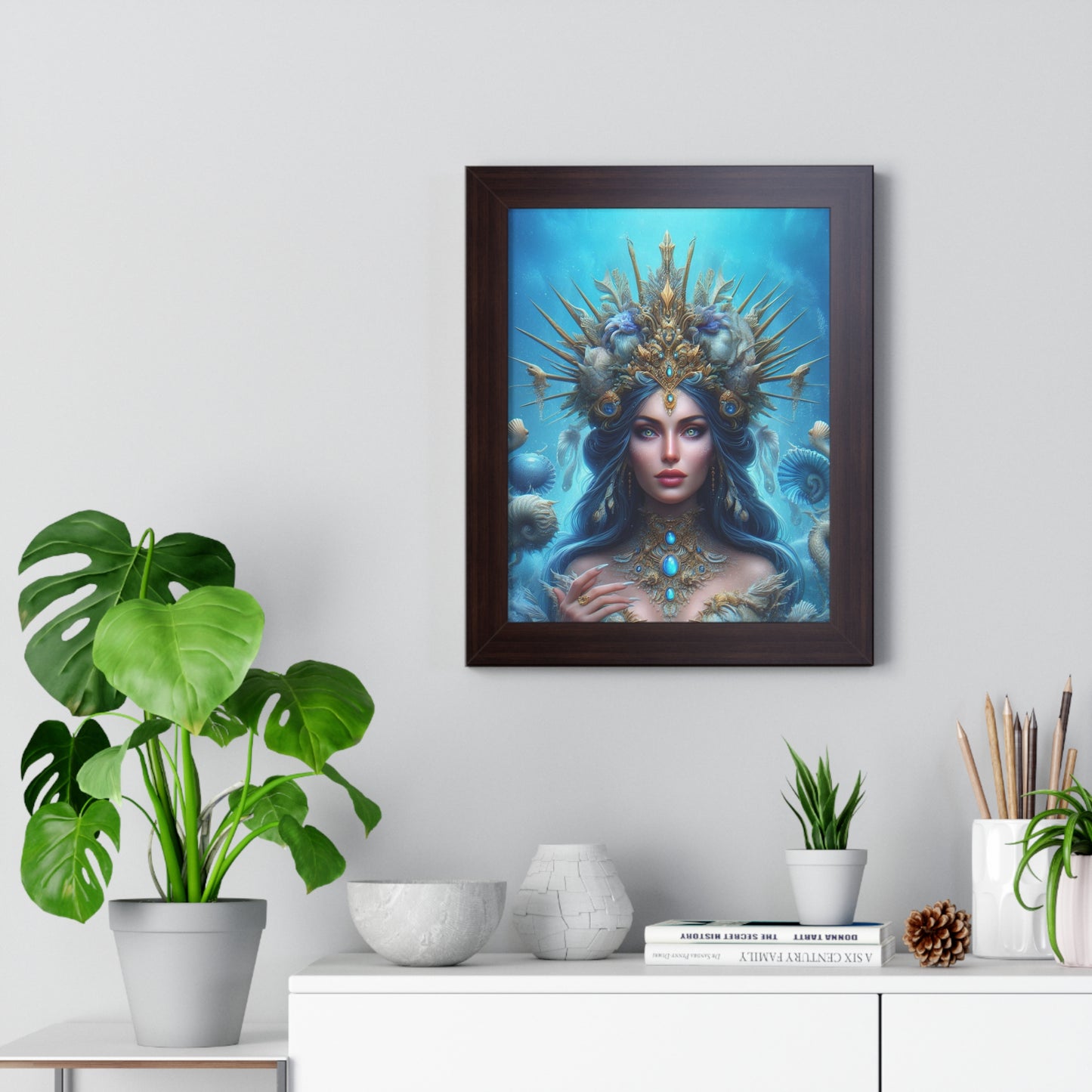 Queen of the Deep Framed Poster