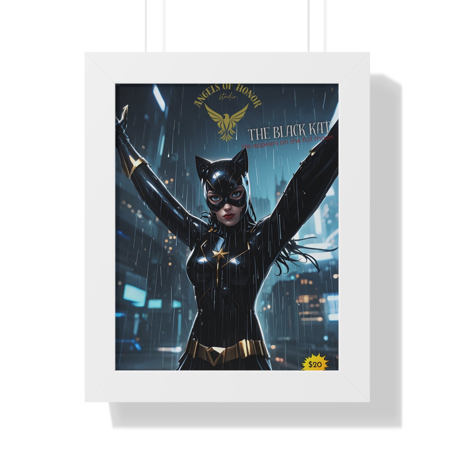 The Black Kat Framed Poster