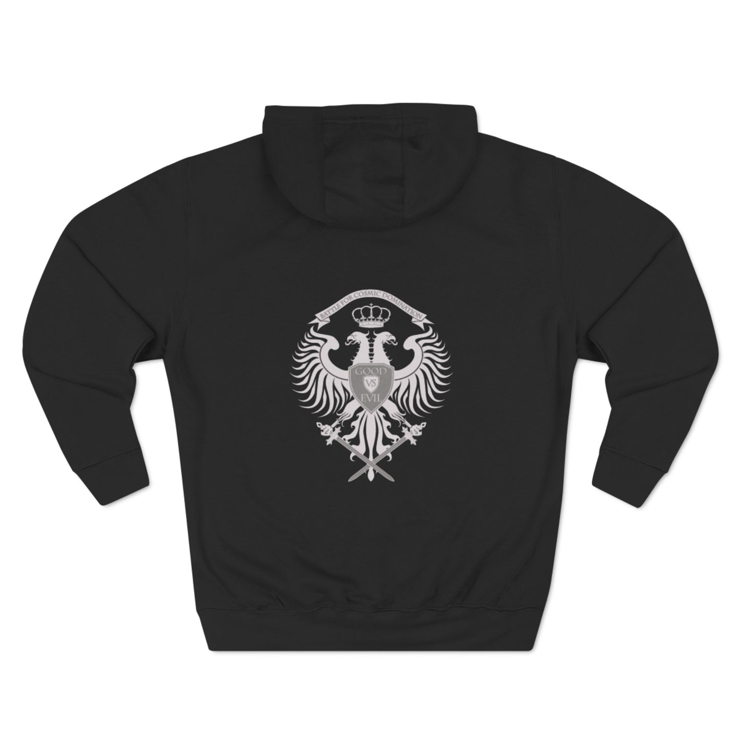 Three-Panel Fleece Hoodie