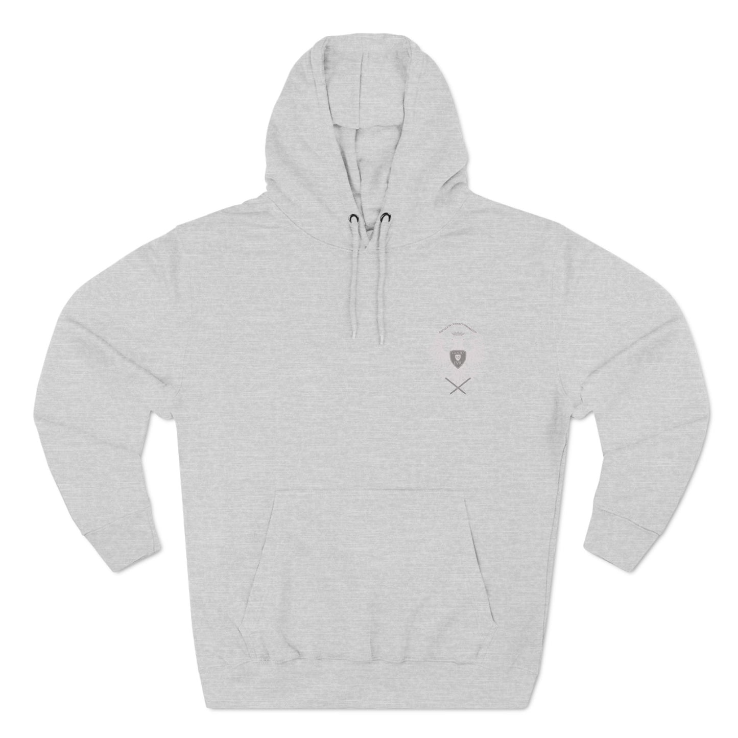 Three-Panel Fleece Hoodie