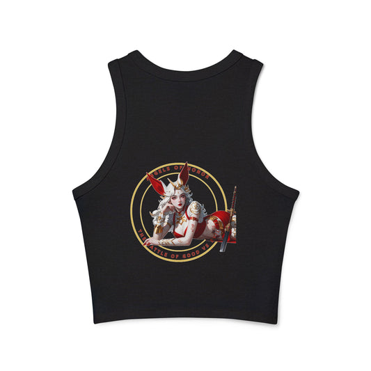 Women's Micro Rib Racer Tank Top