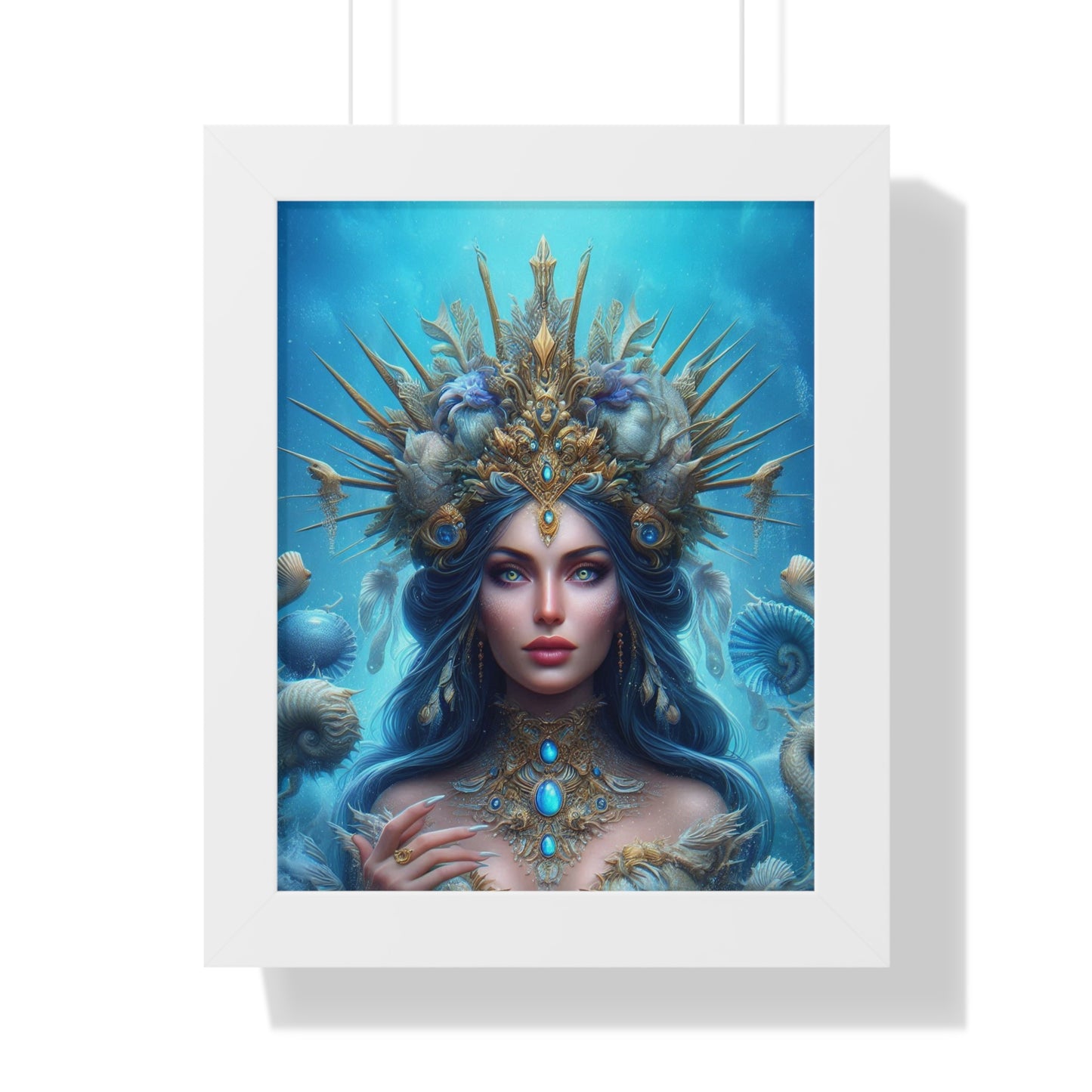 Queen of the Deep Framed Poster