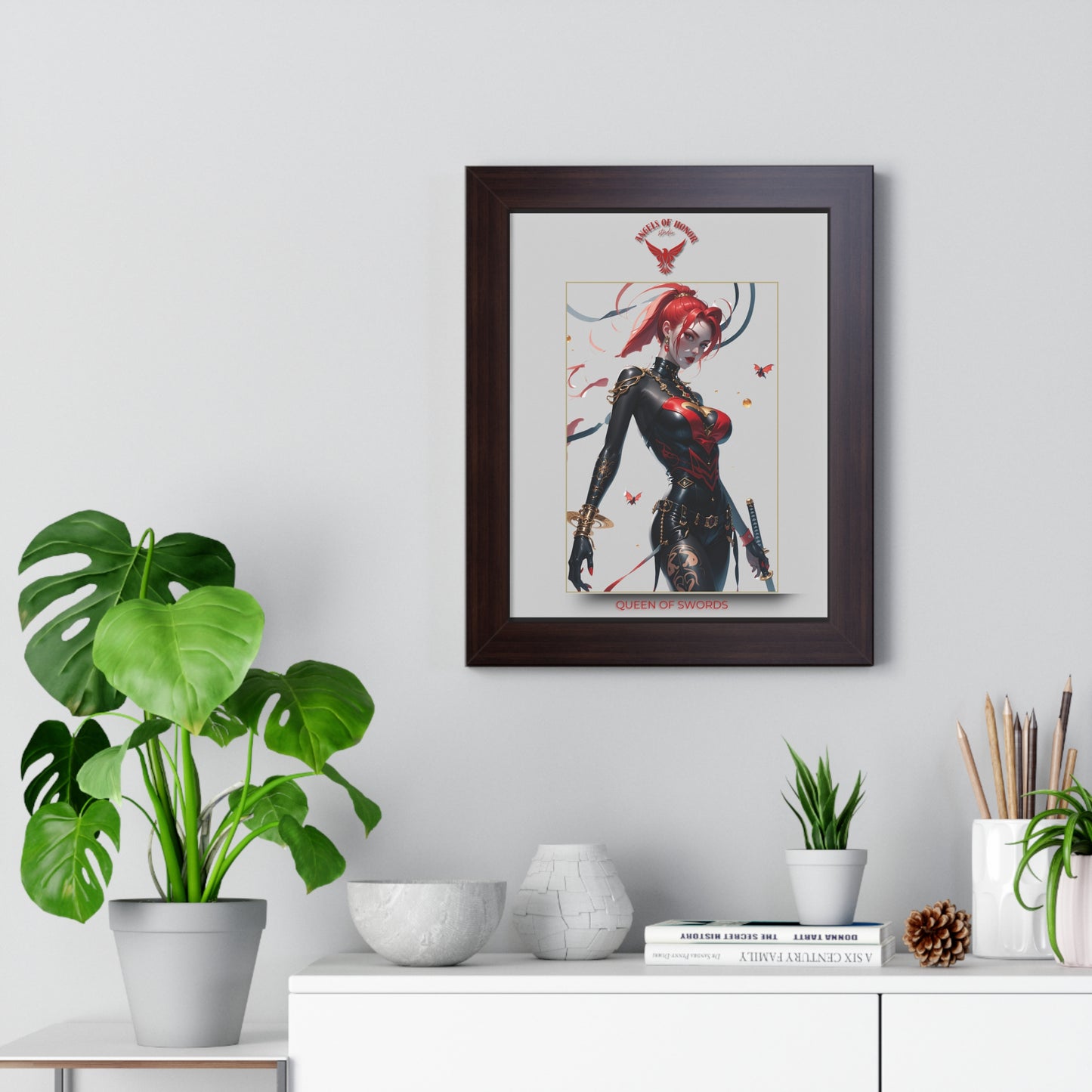 Queen of Swords Framed Poster
