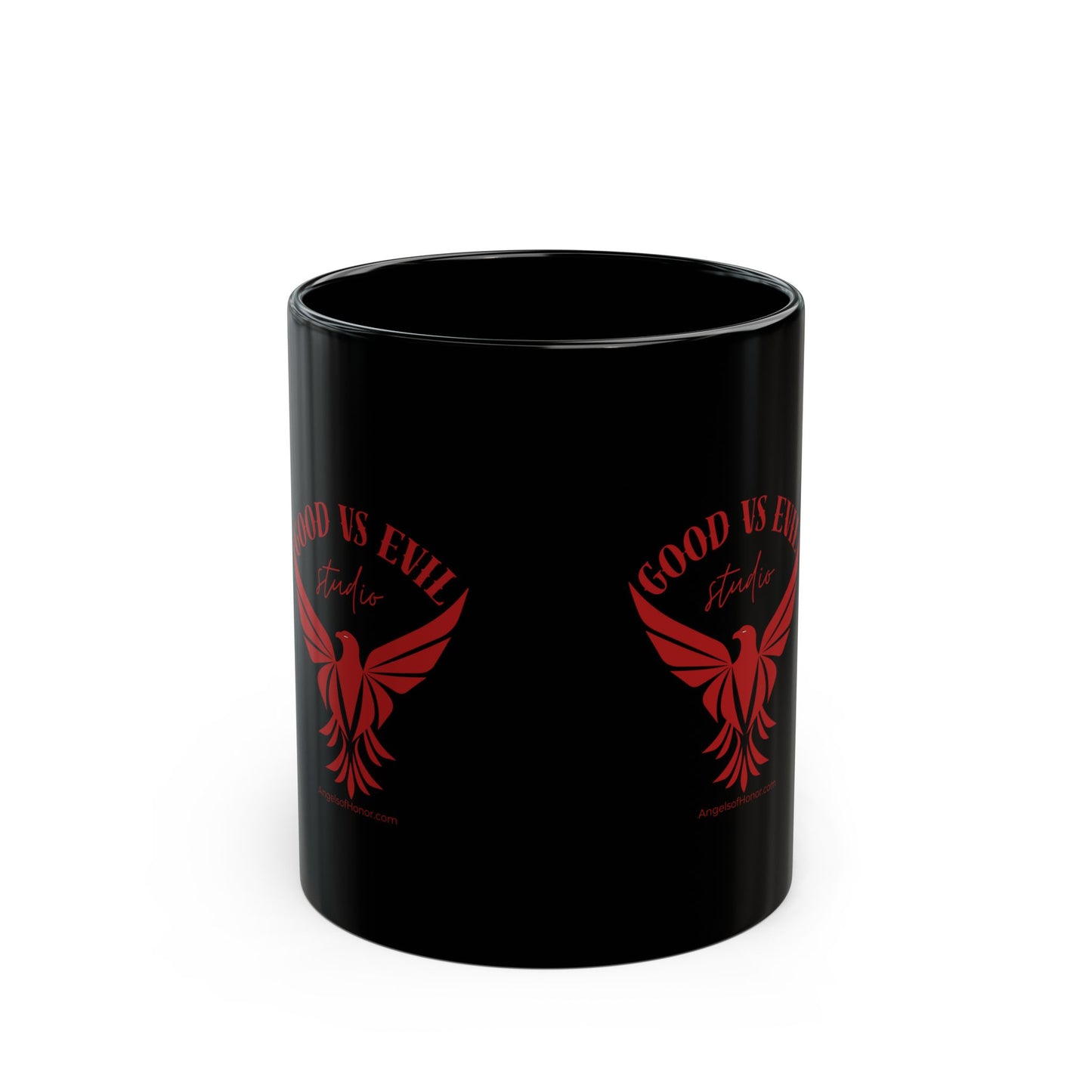 Good vs Evil Logo Black Mug (11oz, 15oz)