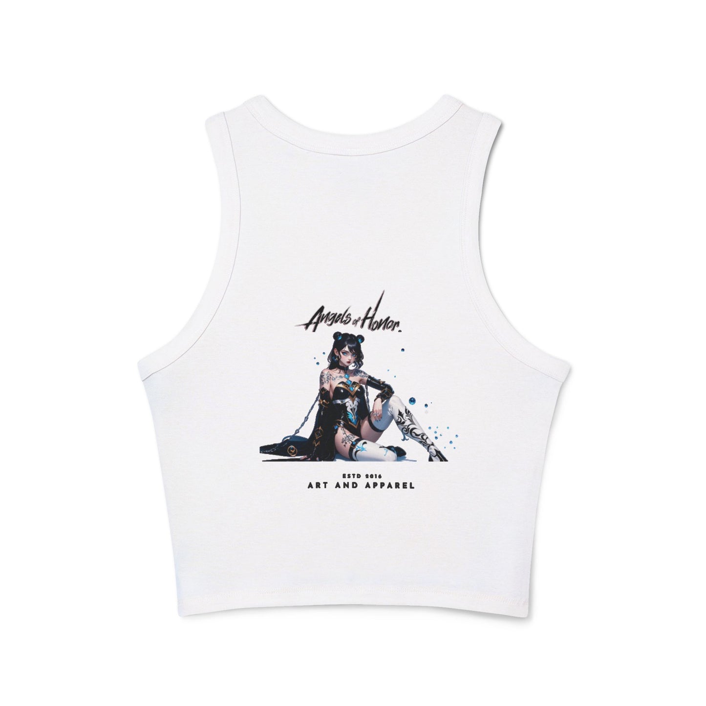 Angels of Honor Hero Women's Micro Rib Racer Tank Top