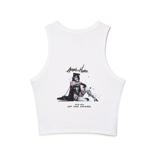 Angels of Honor Hero Women's Micro Rib Racer Tank Top