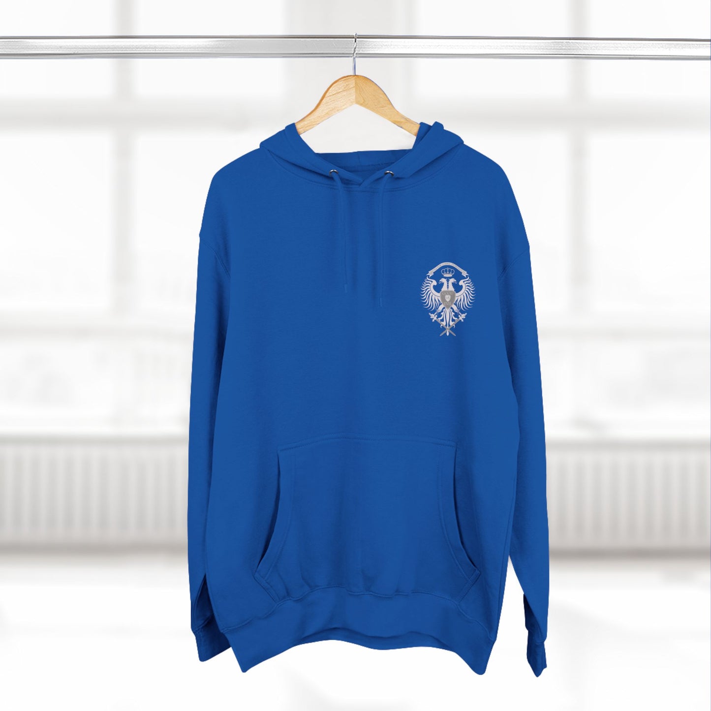 Three-Panel Fleece Hoodie