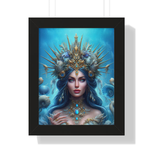 Queen of the Deep Framed Poster