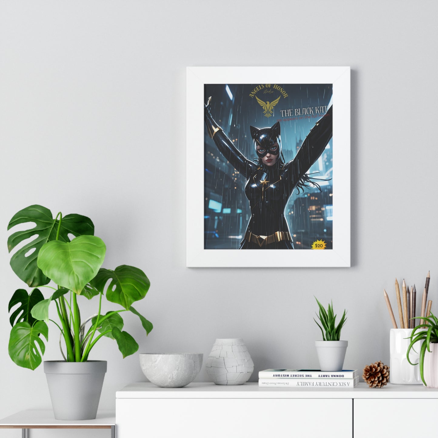 The Black Kat Framed Poster