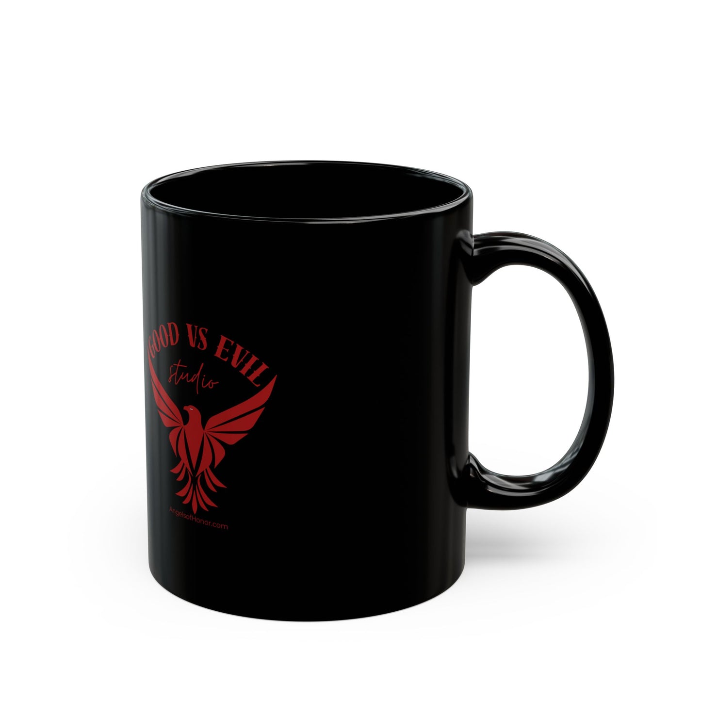 Good vs Evil Logo Black Mug (11oz, 15oz)