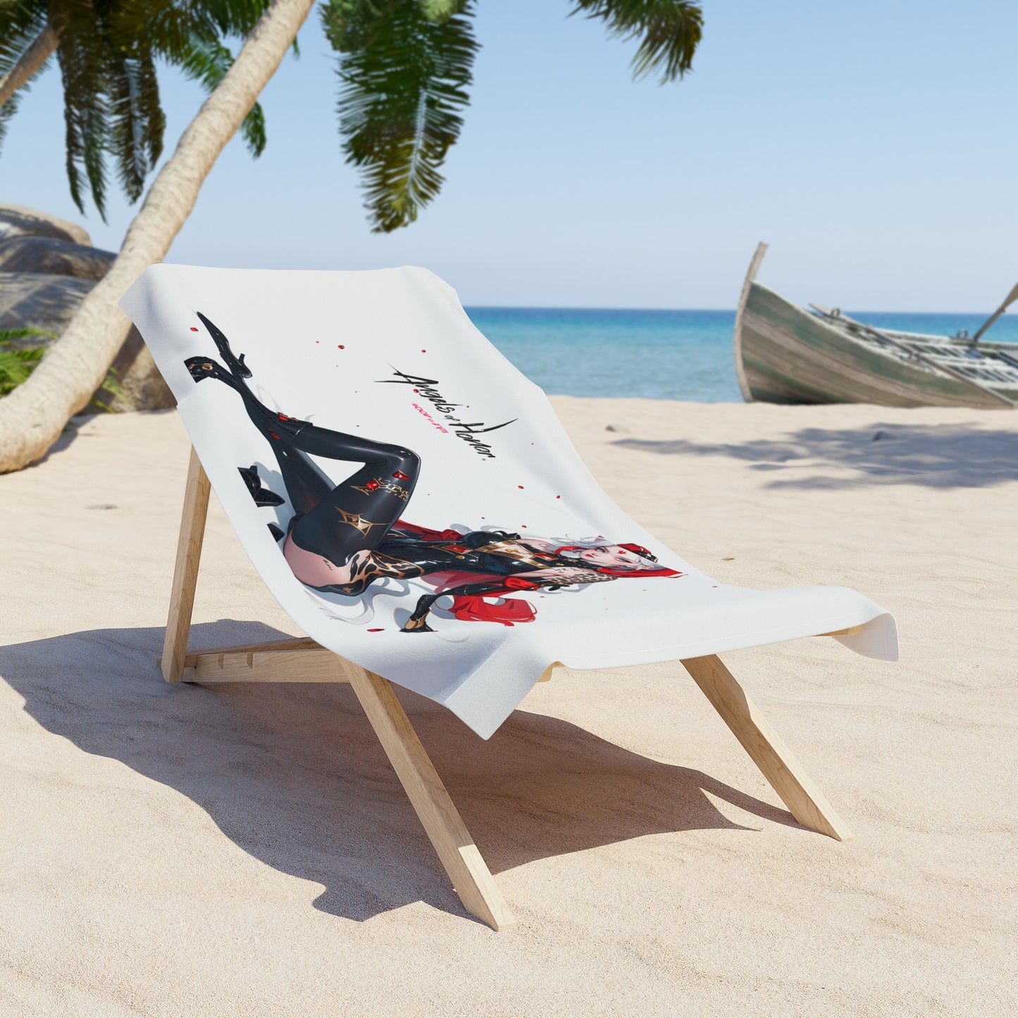 Angels of Honor Logo Beach Towel