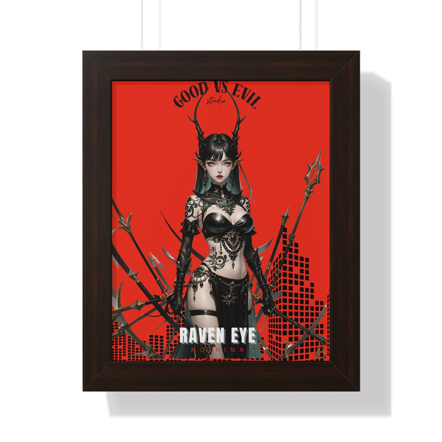 Norina Good vs Evil Framed Poster