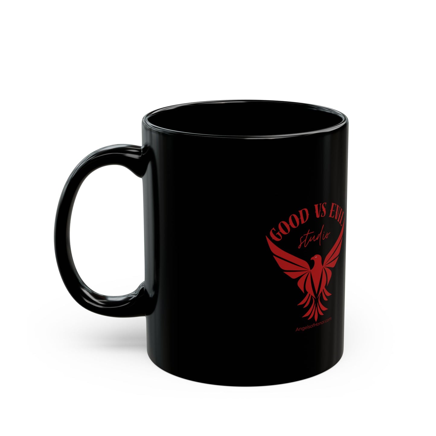 Good vs Evil Logo Black Mug (11oz, 15oz)