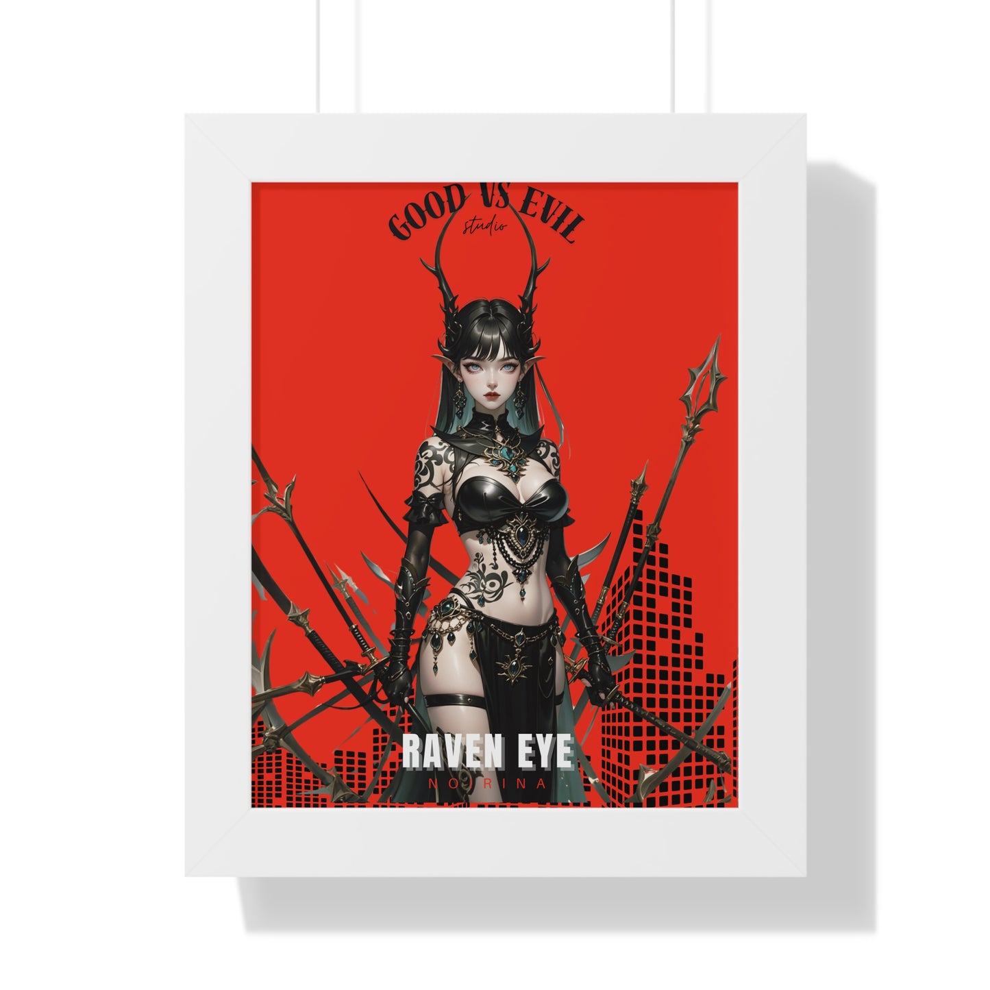 Norina Good vs Evil Framed Poster